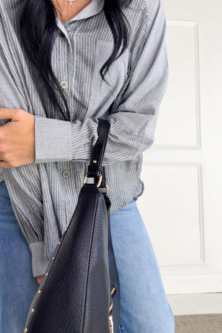 Contrast Patch Pocket Button Down Shirt