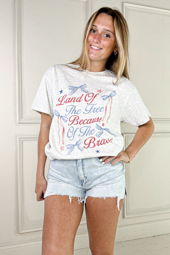 Land Of The Free America Graphic Tee