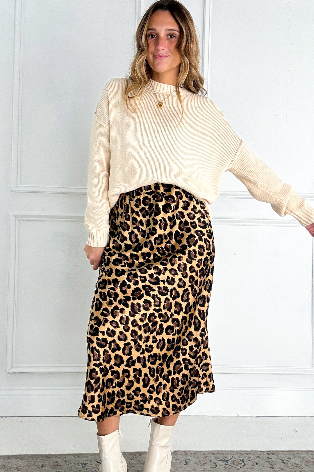 Oversized Ribbed Edge Sweater