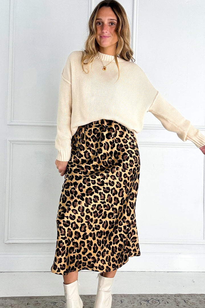 Oversized Ribbed Edge Sweater