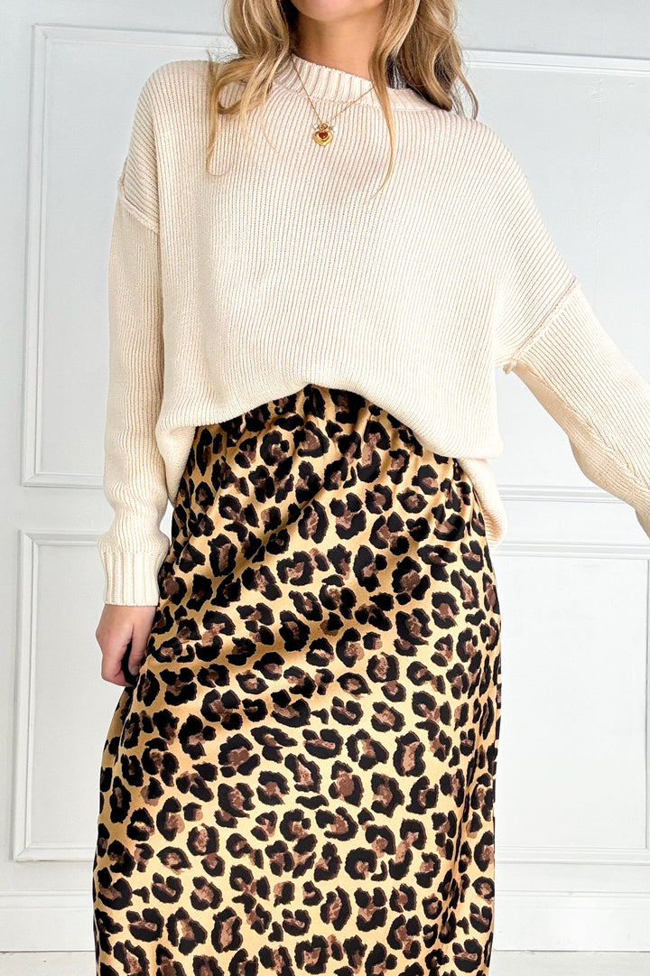 Oversized Ribbed Edge Sweater