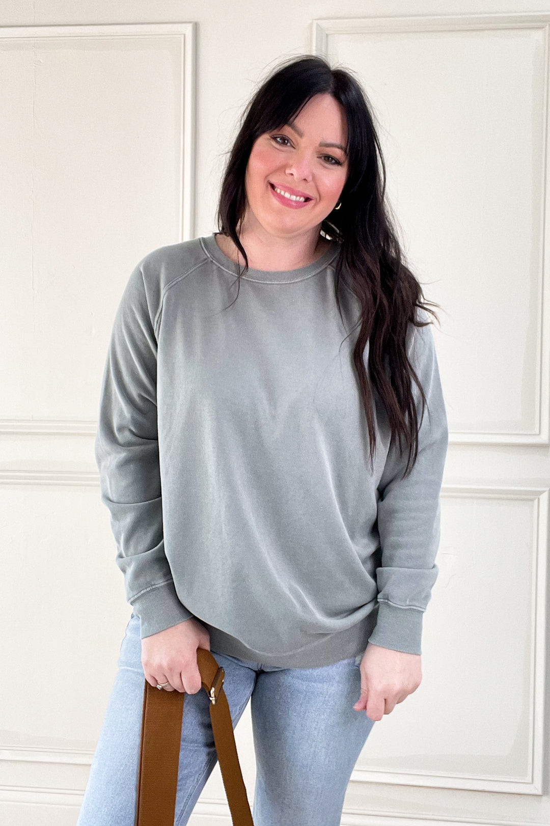 Raglan Crewneck Hangout Sweatshirt - Thread and Supply