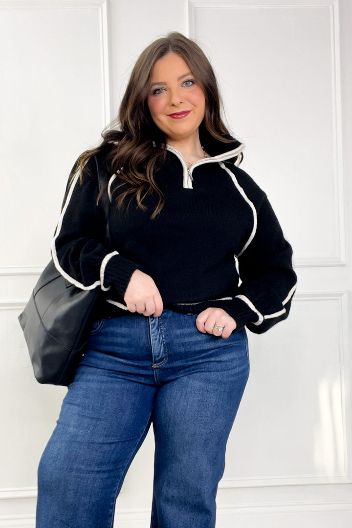 Z Supply Alps Half Zip Sweater