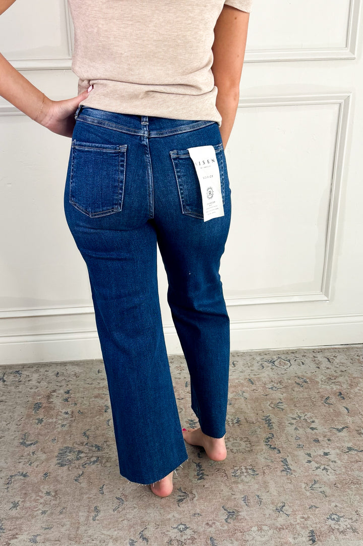 Risen Tummy Control Crop Wide Adjustable Waist Band