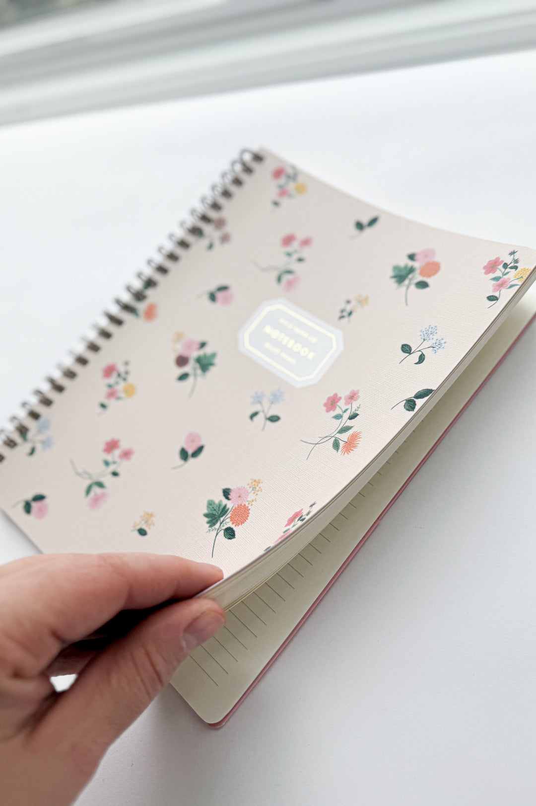 Ditsy Dahlia Spiral Notebook