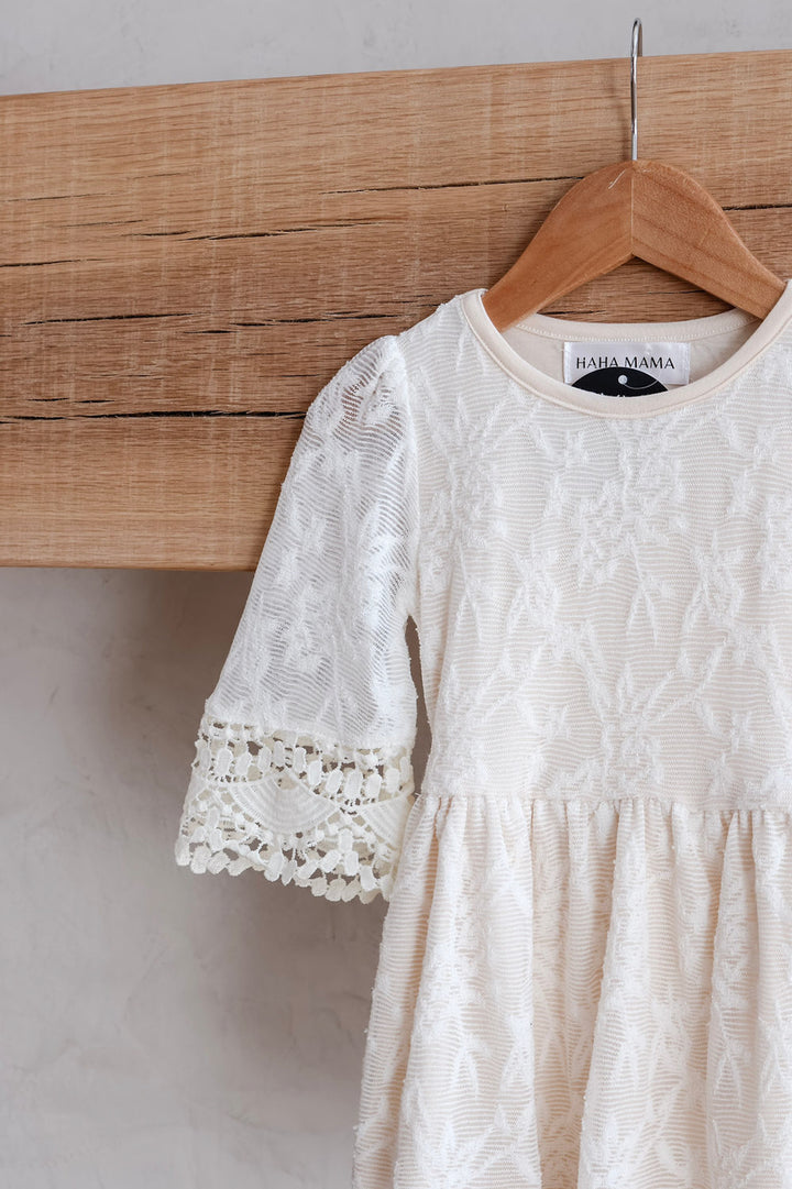 Mommy & Me Ivory Lace Dress Child