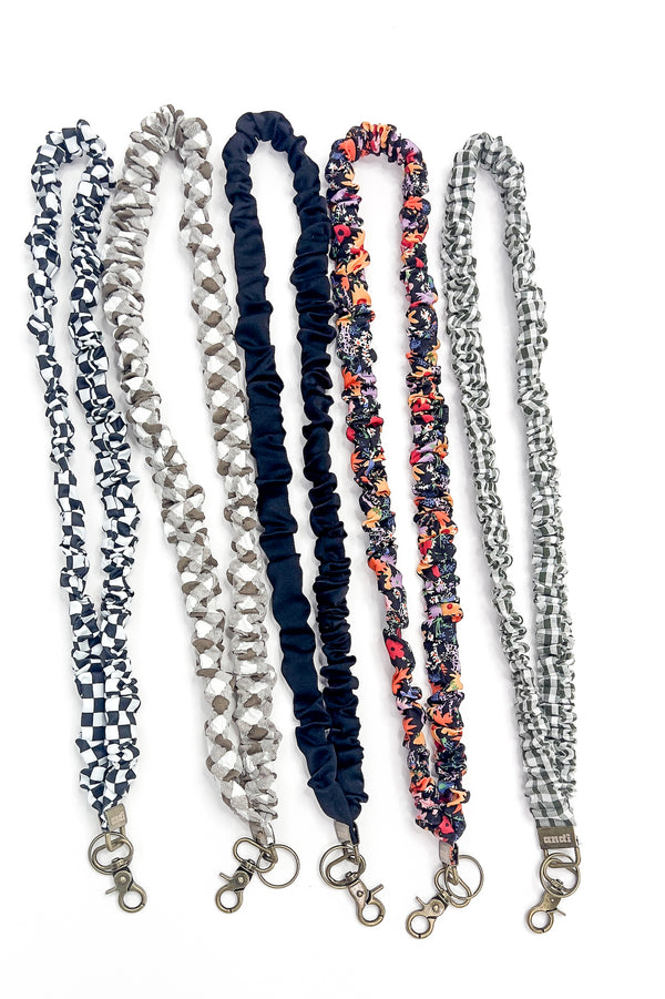 Fabric Scrunchie Lanyards