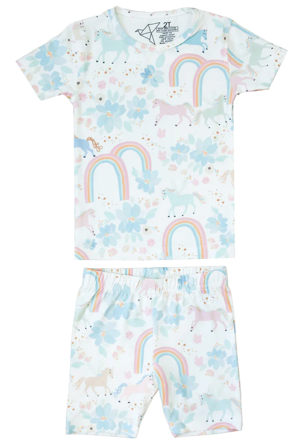 Whimsy 2pc Short Sleeve Pajama Set | Copper Pearl
