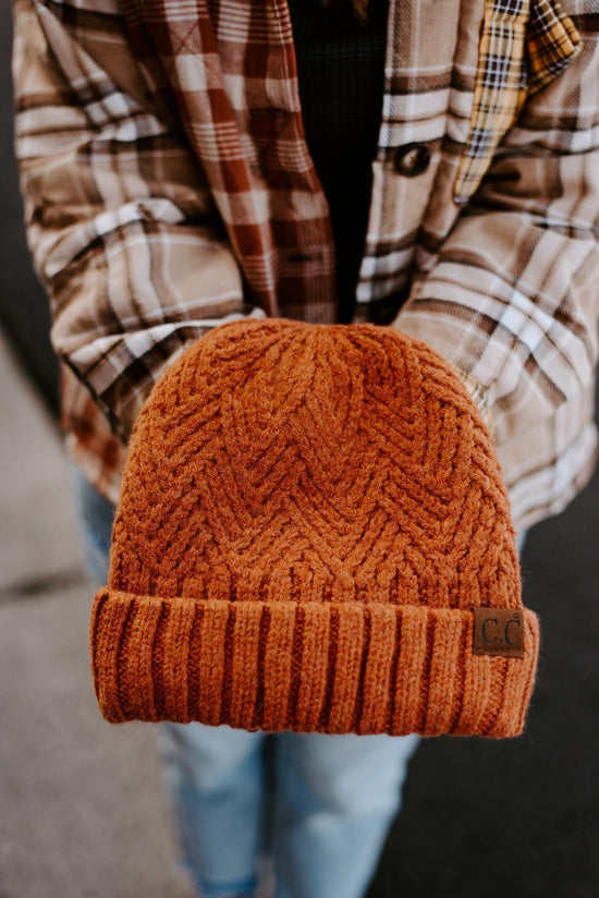 Load image into Gallery viewer, C.C. Criss Cross Knit Beanie | 6 Colors
