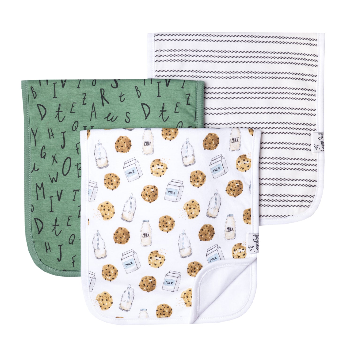 Load image into Gallery viewer, Copper Pearl-Chip Burp Cloth Set (3-Pack)
