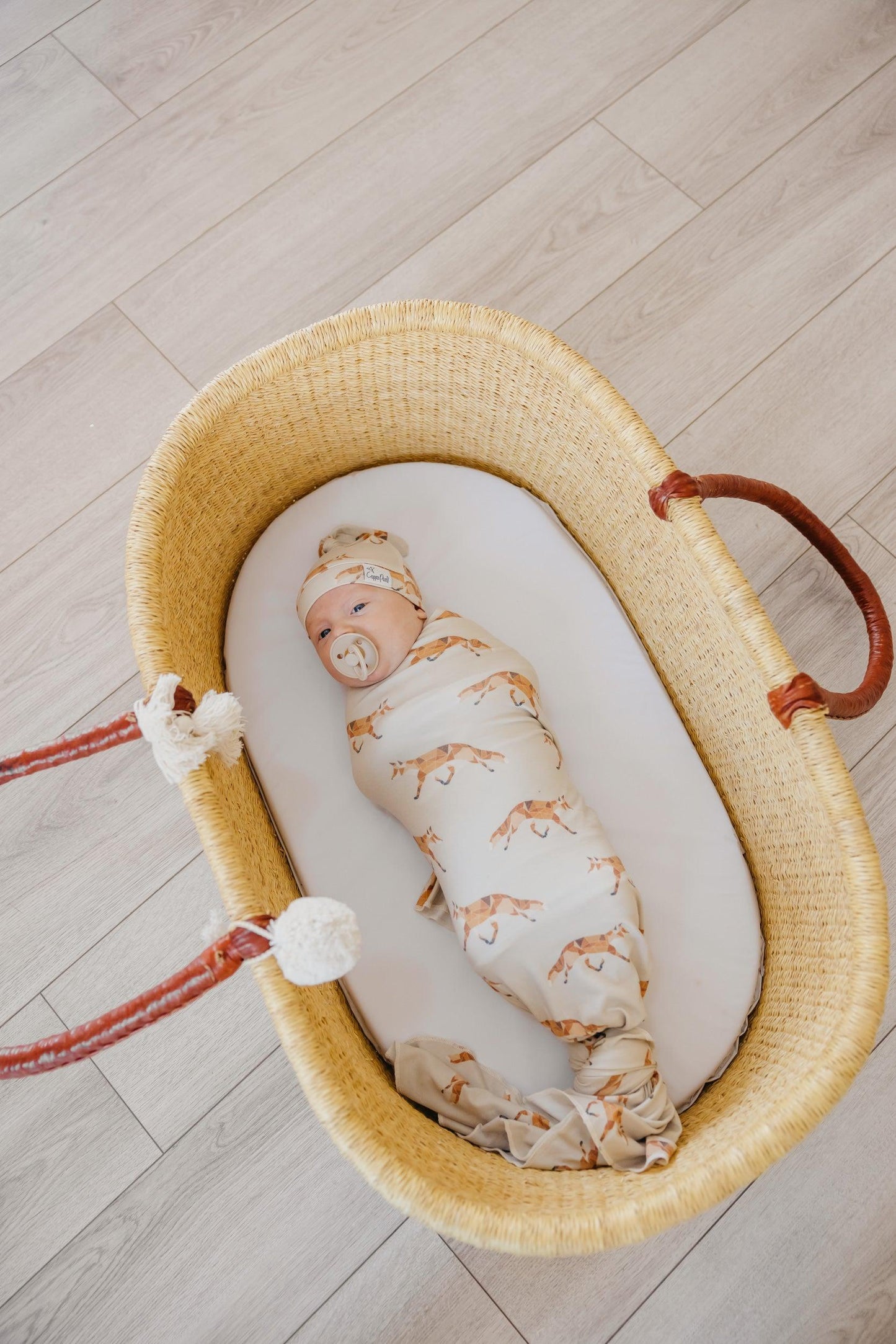 Load image into Gallery viewer, Copper Pearl-Swift Knit Swaddle Blanket
