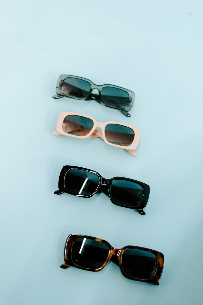 Eden Rectangle Skinny Sunglasses | 4 Colors