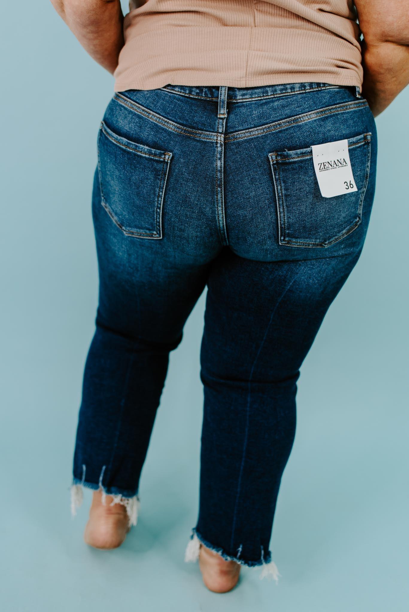 Load image into Gallery viewer, Genesis Curvy Kick Flare Jeans
