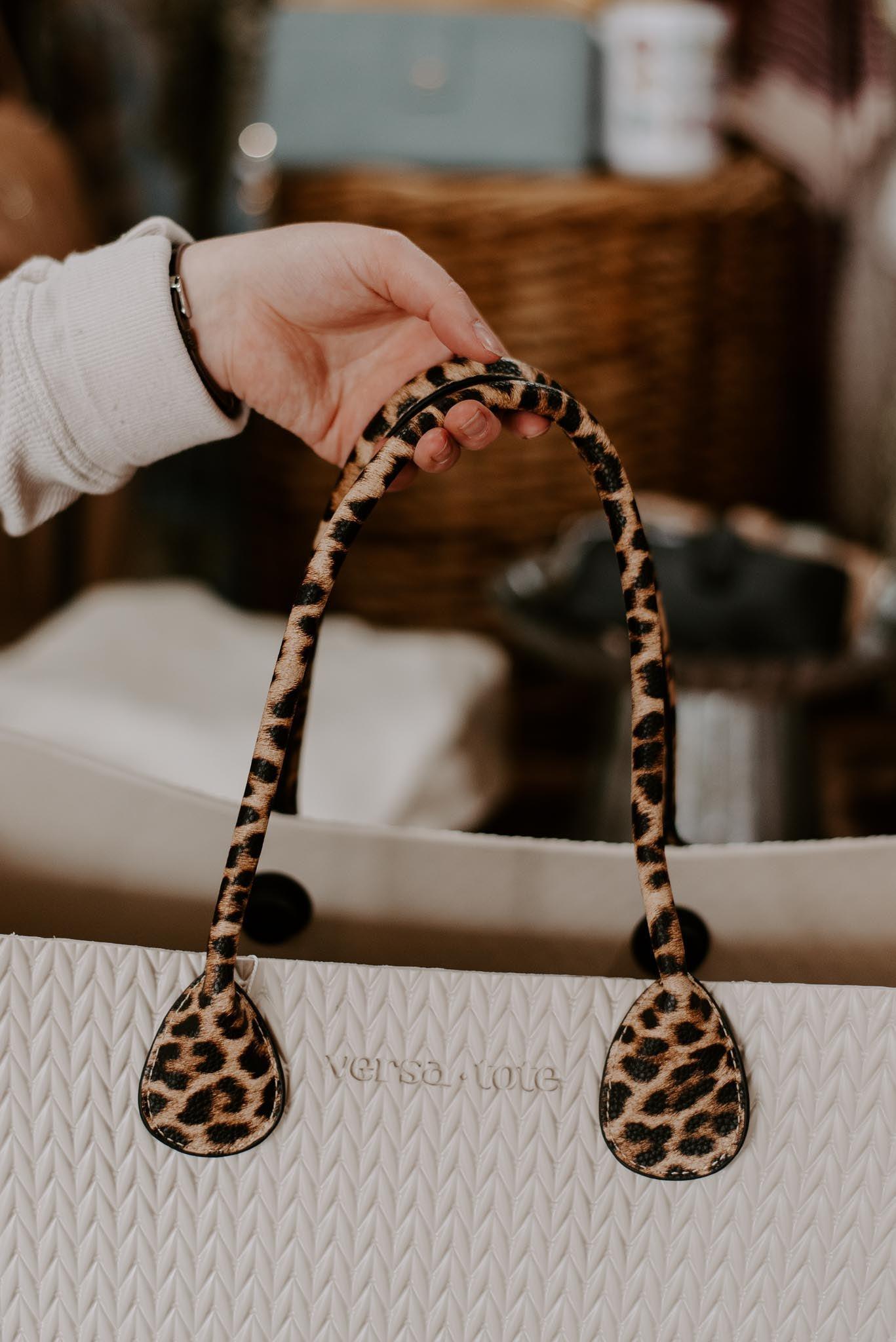Load image into Gallery viewer, Interchangeable Versa Tote Straps - Leopard
