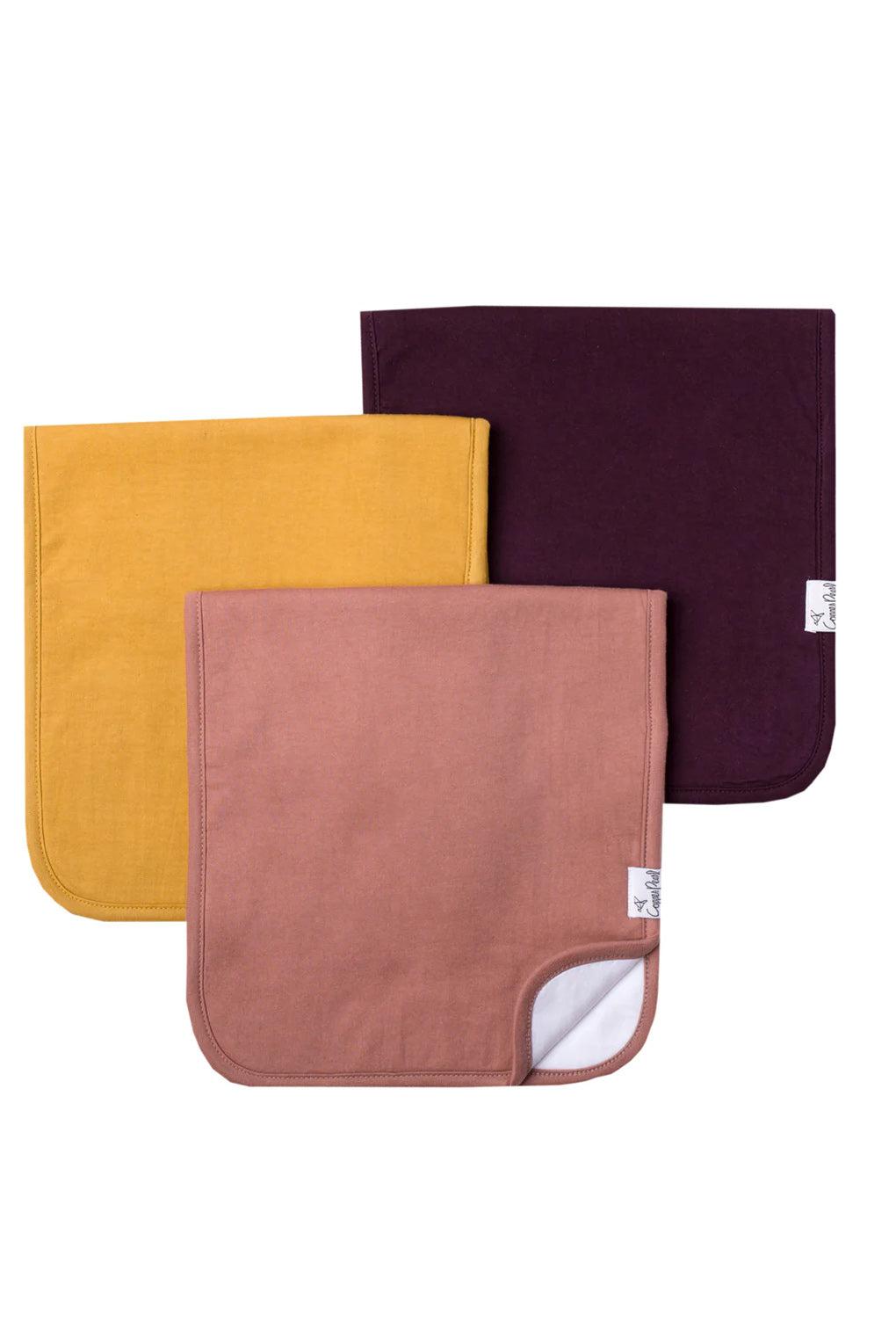 Jade Burp Cloth Set (3-Pack) | Copper Pearl