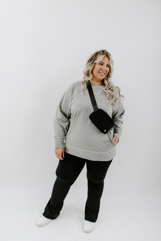 Nora Curvy French Terry Pullover