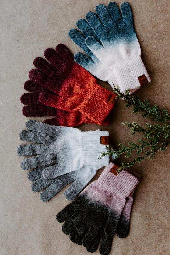 Ombre Knit Gloves | 4 Colors
