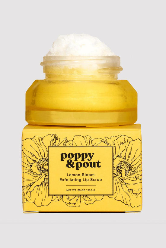 Poppy & Pout Lemon Bloom Lip Scrub