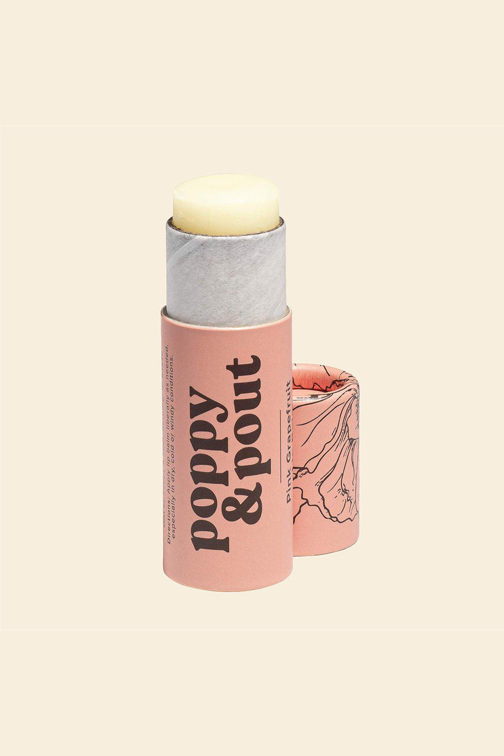 Poppy & Pout Pink Grapefruit Lip Balm