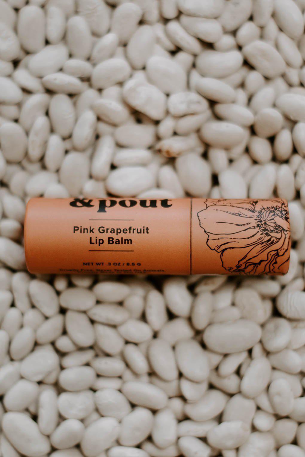 Poppy & Pout Pink Grapefruit Lip Balm