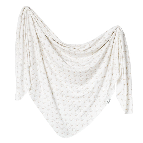 Load image into Gallery viewer, Shine Knit Swaddle Blanket | Copper Pearl
