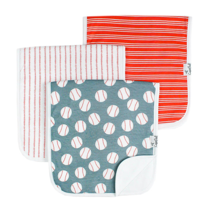 Slugger Burp Cloth Set (3-Pack) | Copper Pearl