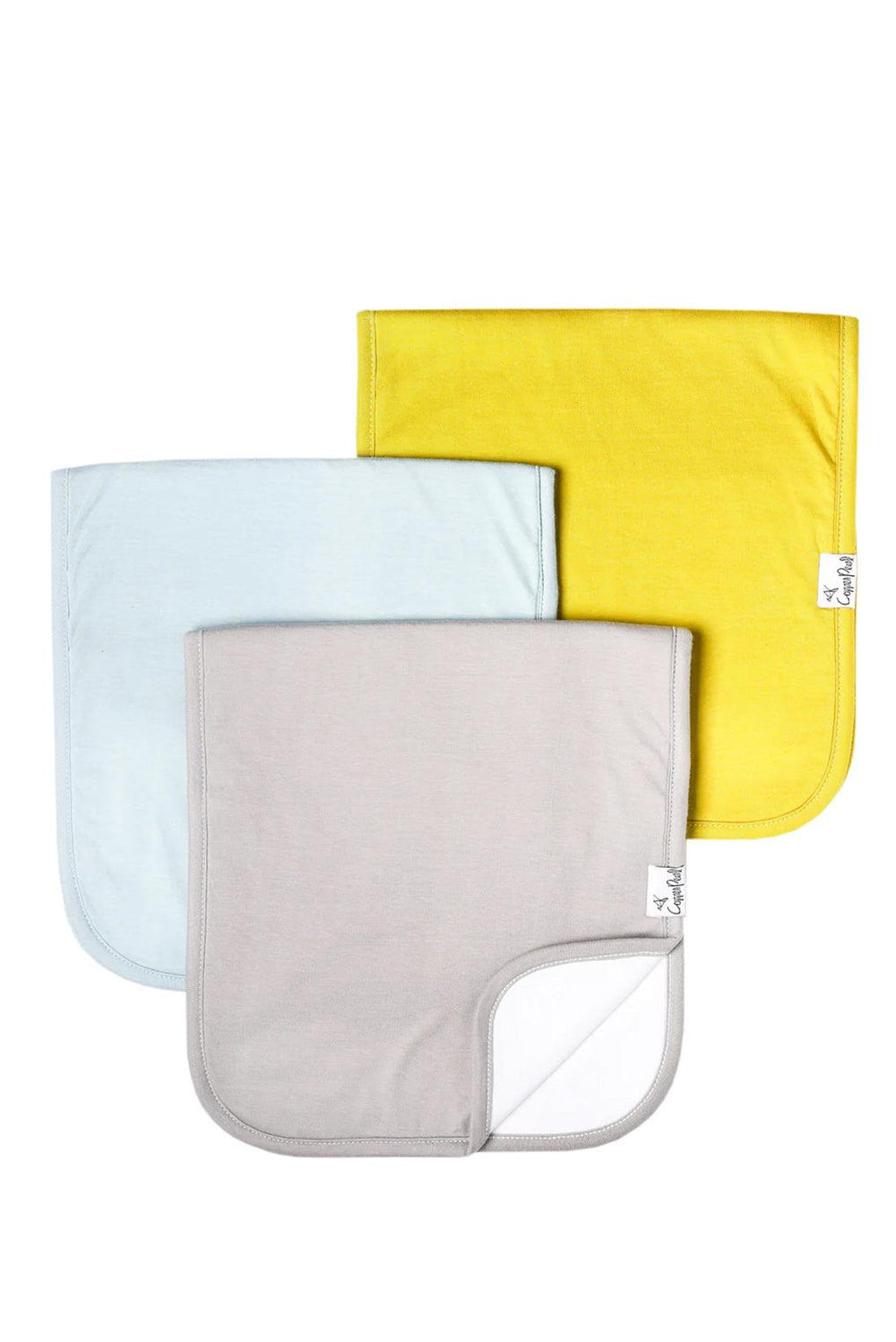 Stone Burp Cloth Set (3-Pack) | Copper Pearl