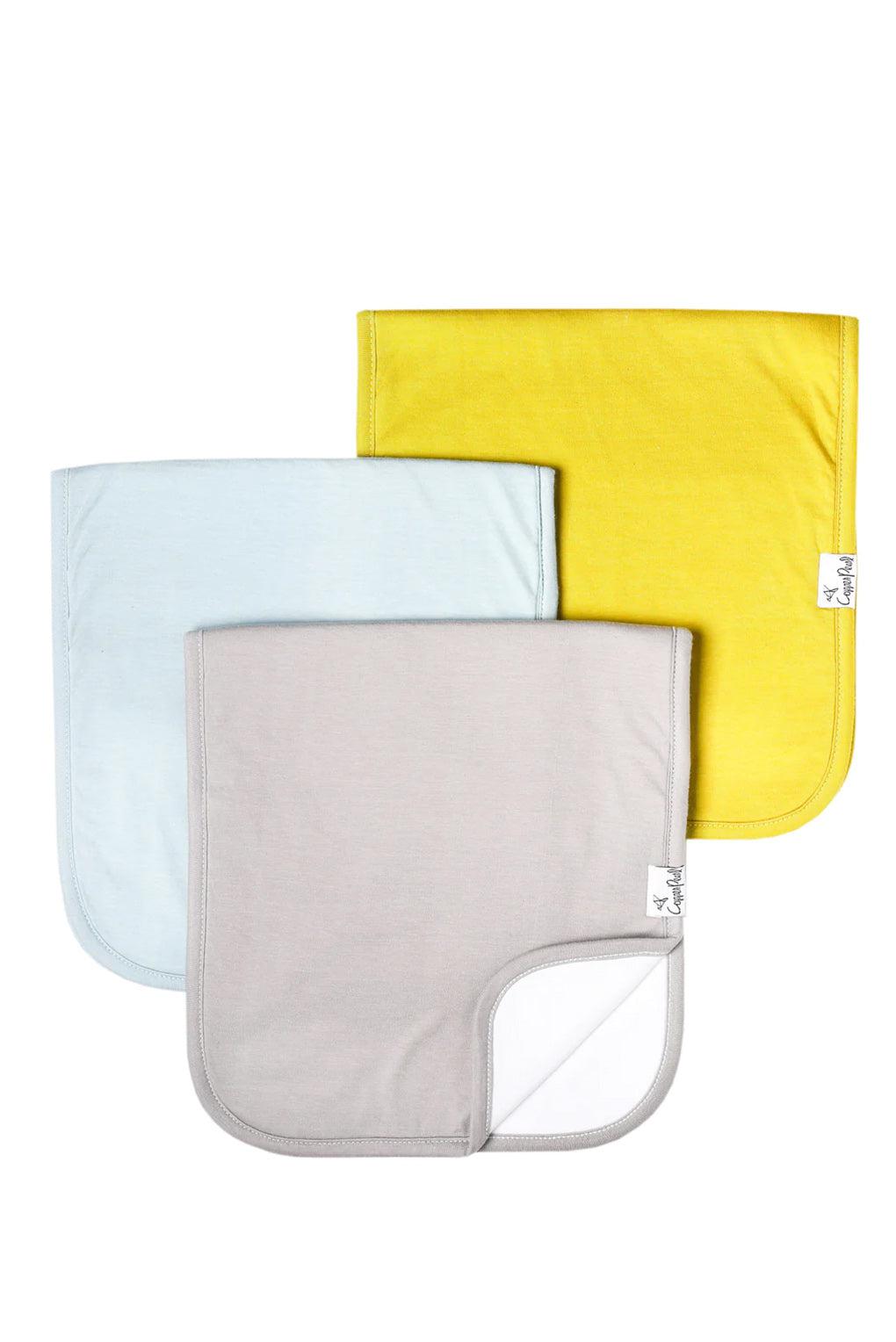 Stone Burp Cloth Set (3-Pack) | Copper Pearl