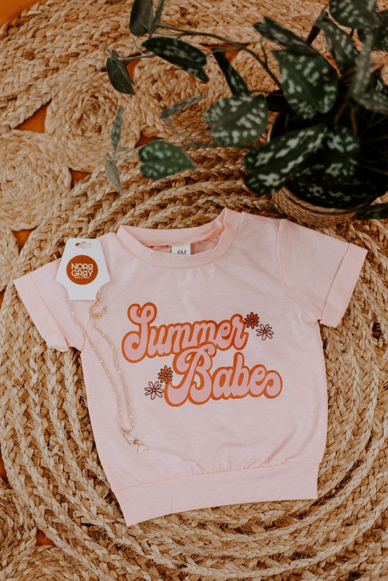 Load image into Gallery viewer, Summer Babe Kids Graphic Tee | 6M-6T
