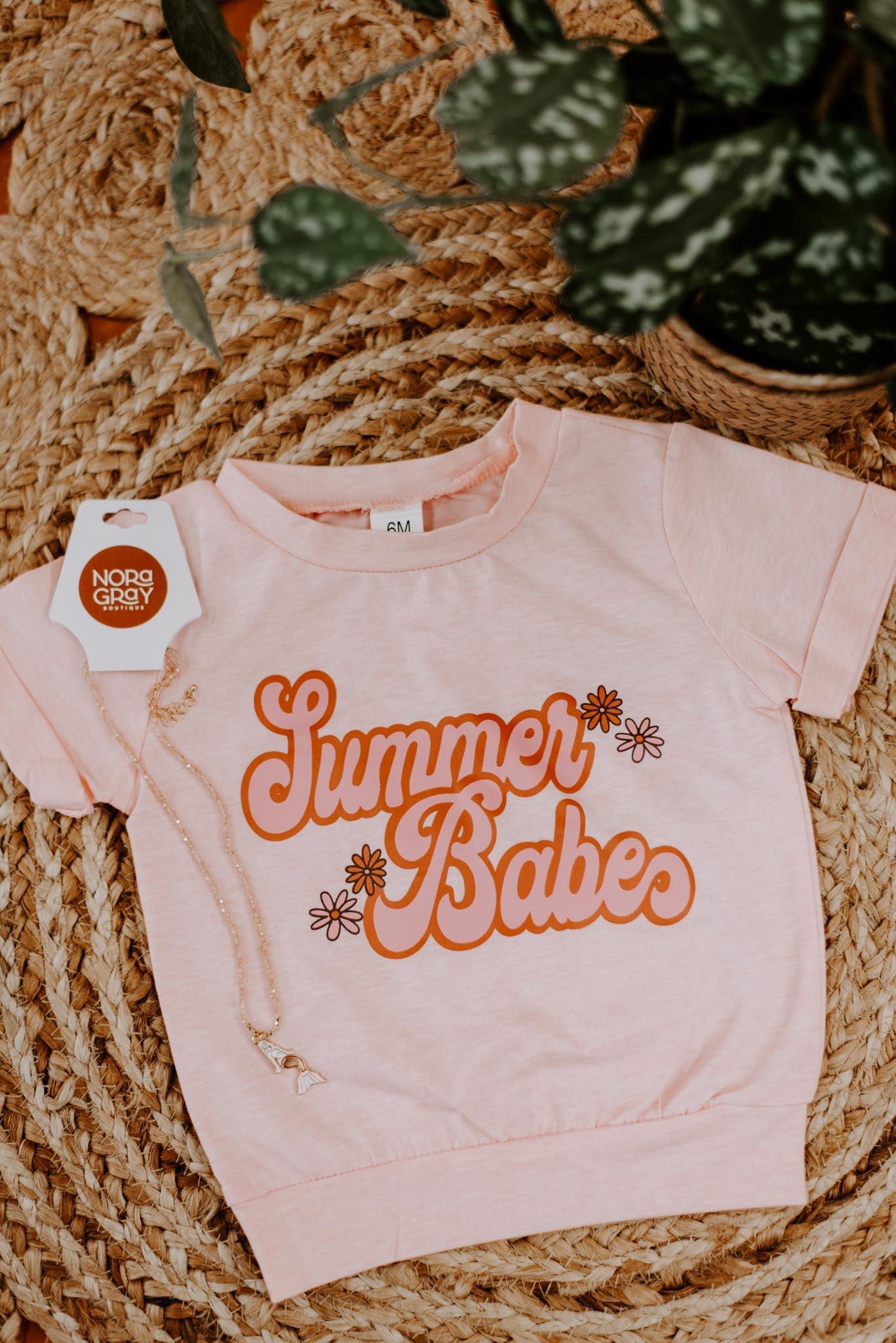 Load image into Gallery viewer, Summer Babe Kids Graphic Tee | 6M-6T
